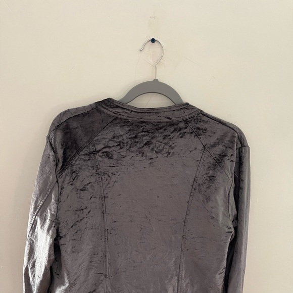 Gorgeous BLUE/GREY biker jacket . - Picture 3 of 4